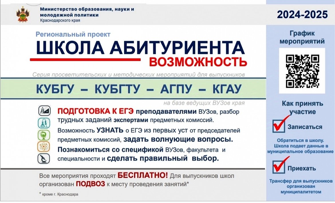 Школа абитуриента