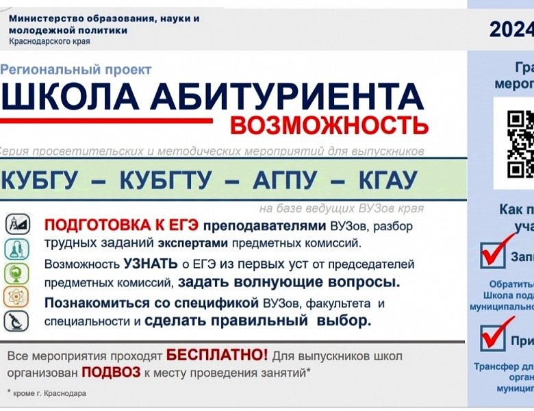 Школа абитуриента